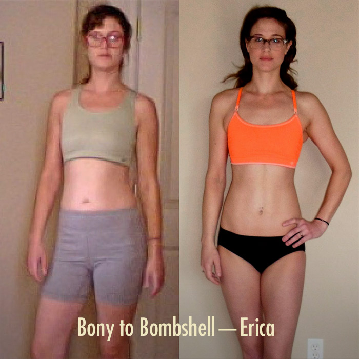 Erica's Bony to Bombshell Transformation