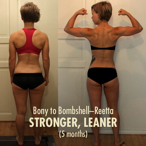 Female Weight Lifting Transformations—4 Case Studies — Bony to Bombshell