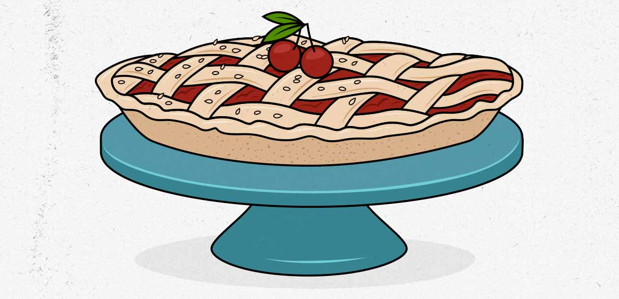 Illustration of a homemade dessert to help a woman gain weight.