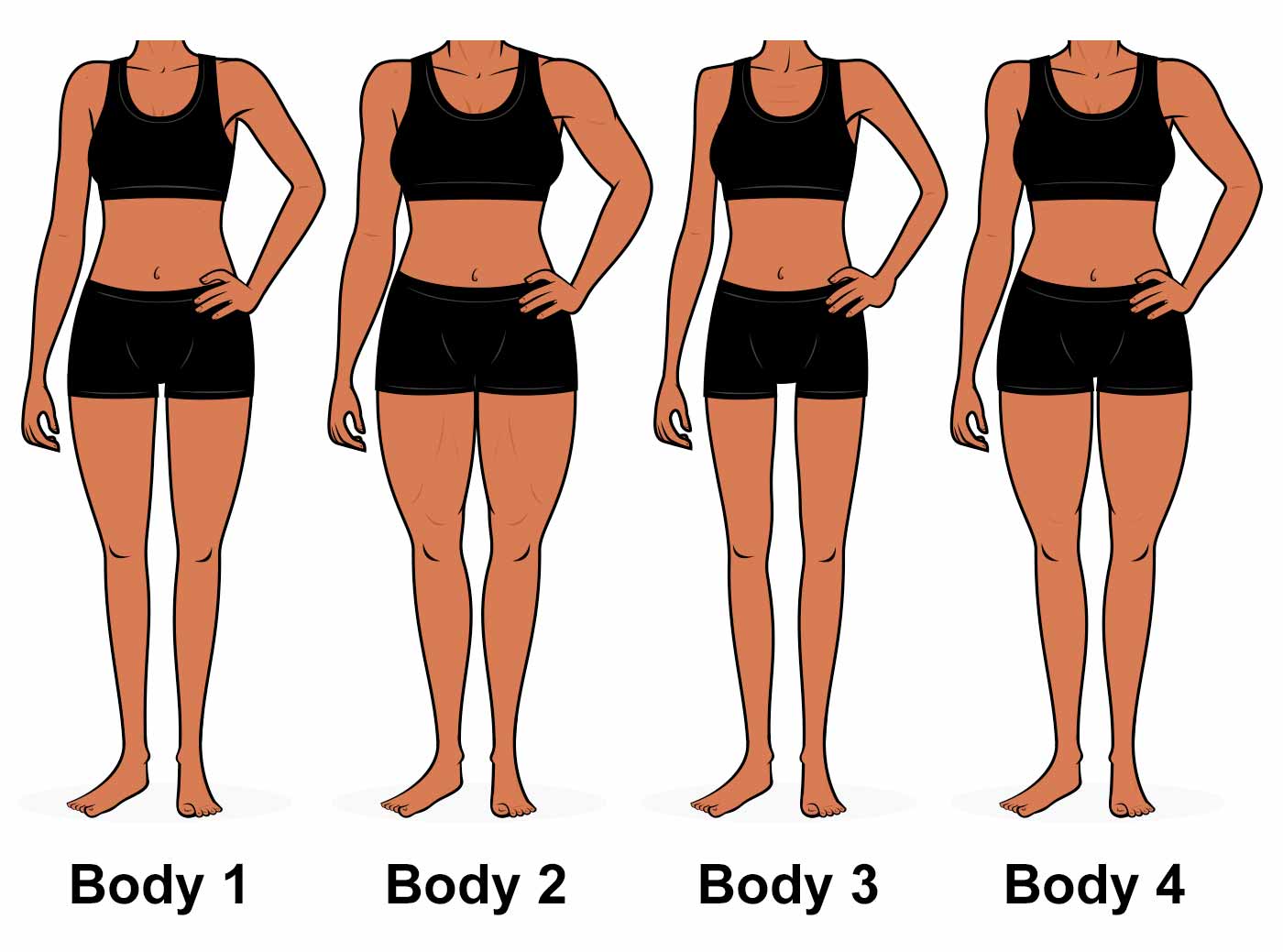 Survey Results The Most Attractive Female Body Composition Muscle