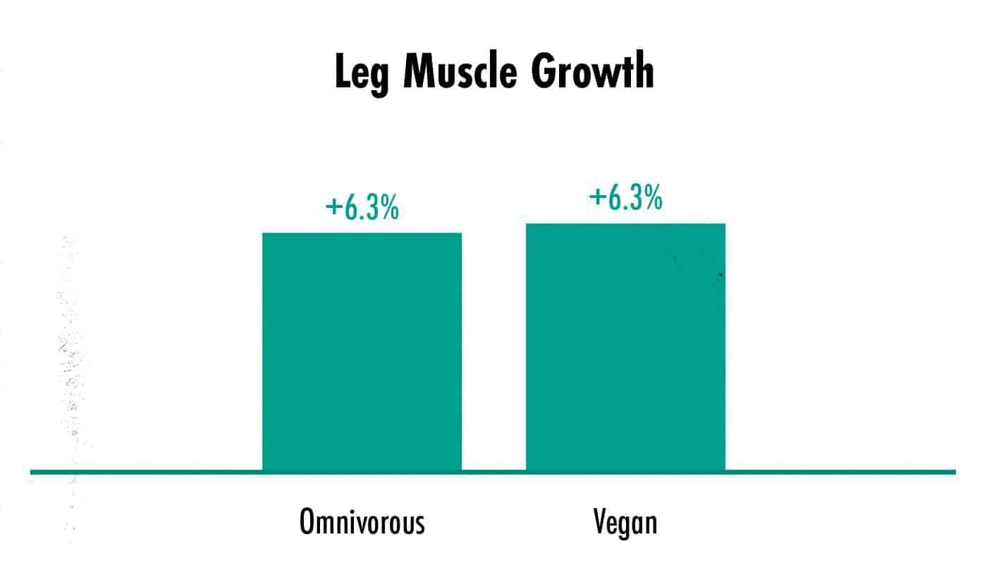 Vegan and omnivorous diets build muscle equally well 