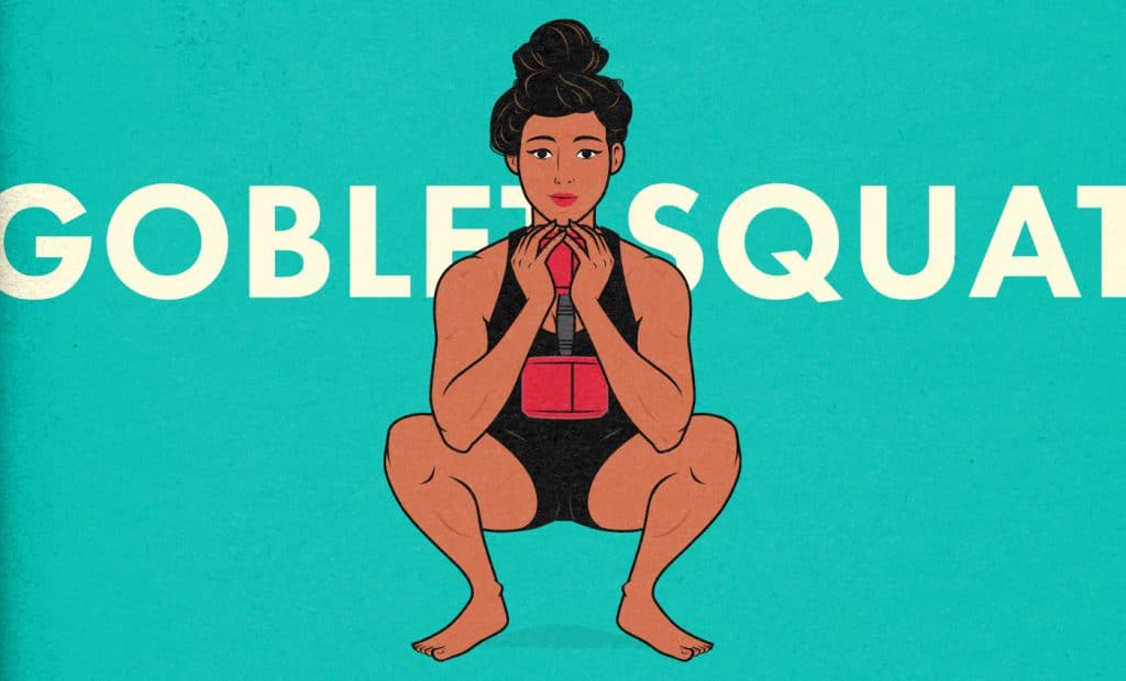 Dumbbell Goblet Squat: Video Exercise Guide & Tips