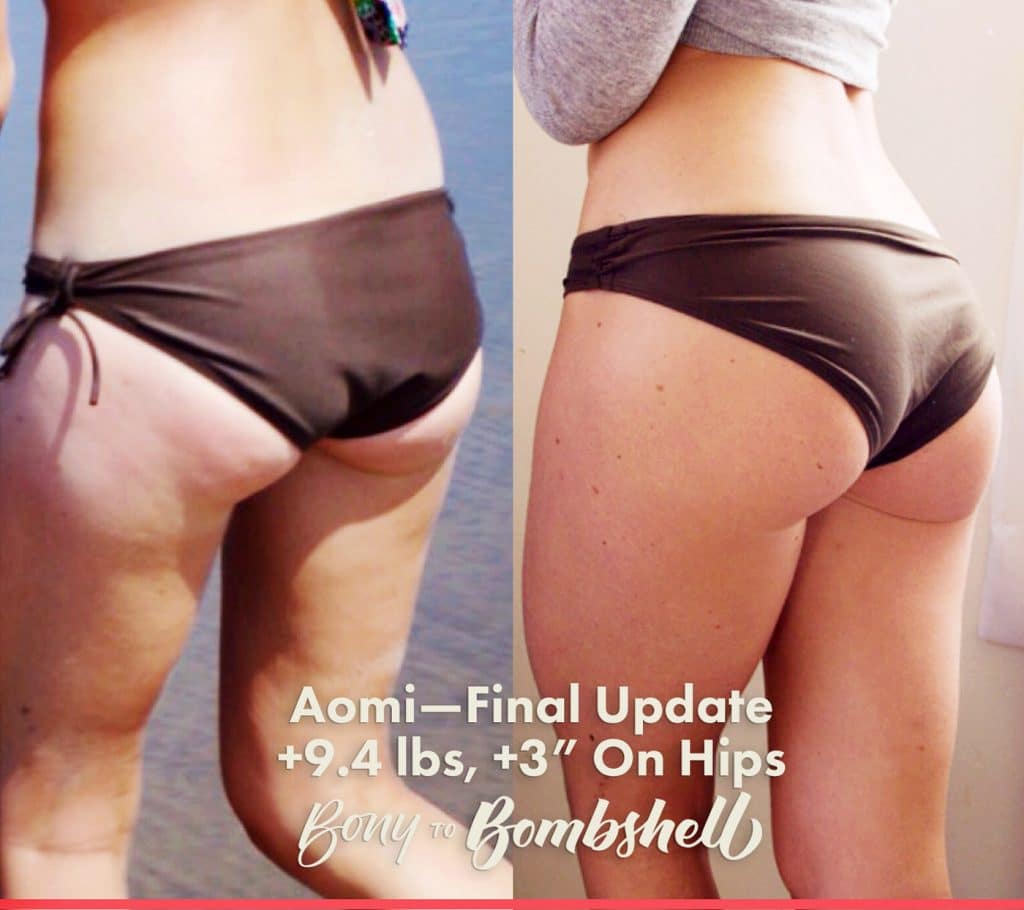 Booty Gains Before and After