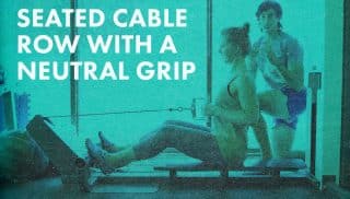 Seated Cable Row With A Neutral Grip How To Do Exercise Female Woman