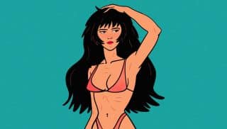 Do Men Like Skinny Women? Shane Duquette's illustration of the skinny woman's body shape.