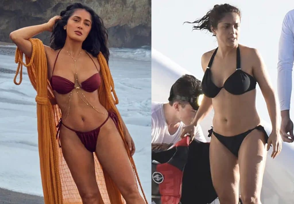 Salma Hayek sexiest female celebrity body.